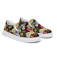 DMV 1522 Floral Women’s slip-on canvas shoes