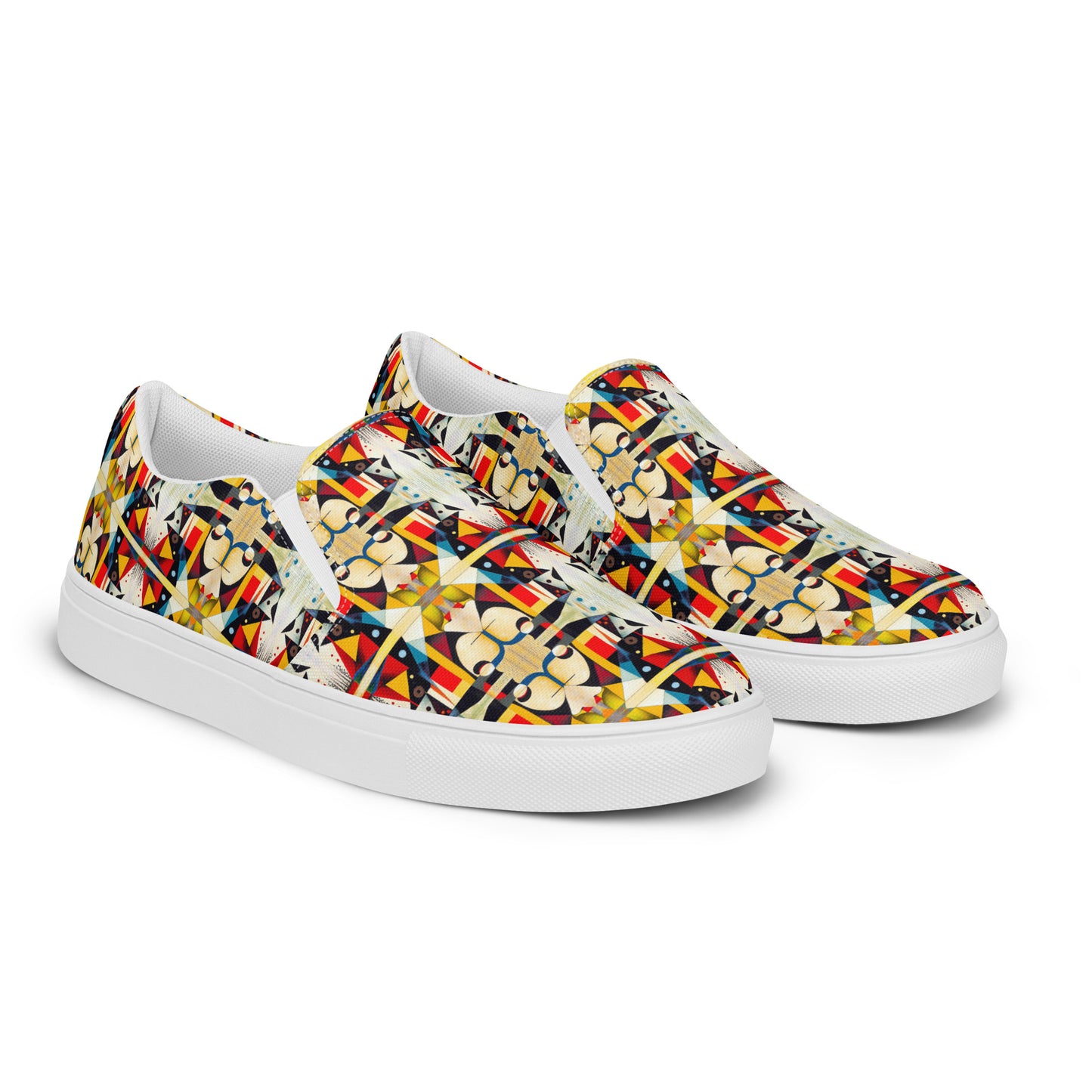 DMV 0517 Chic Boho Women’s slip-on canvas shoes