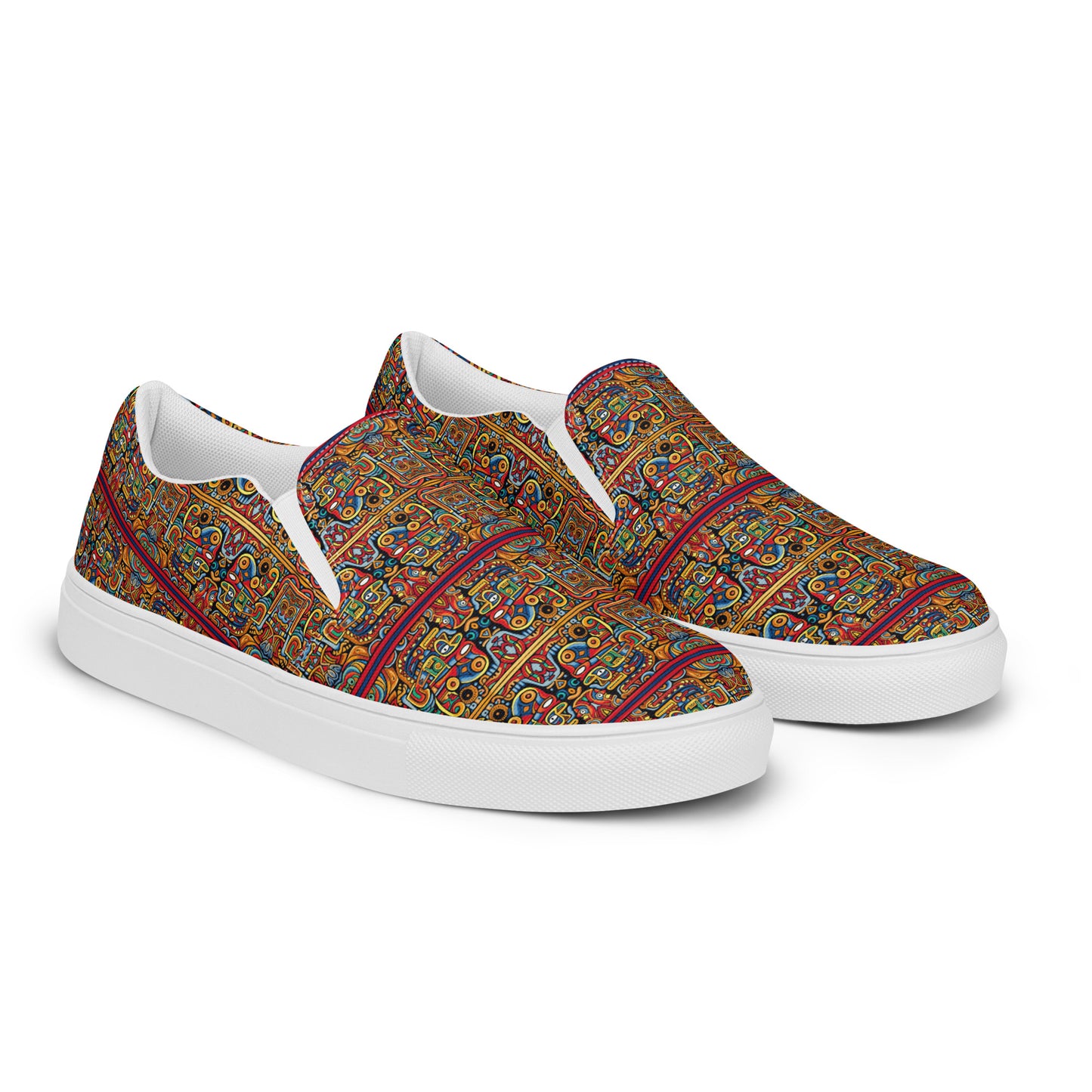 DMV 0758 Psy Artsy Women’s slip-on canvas shoes