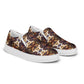 DMV 1576 Conceptual Artsy Women’s slip-on canvas shoes