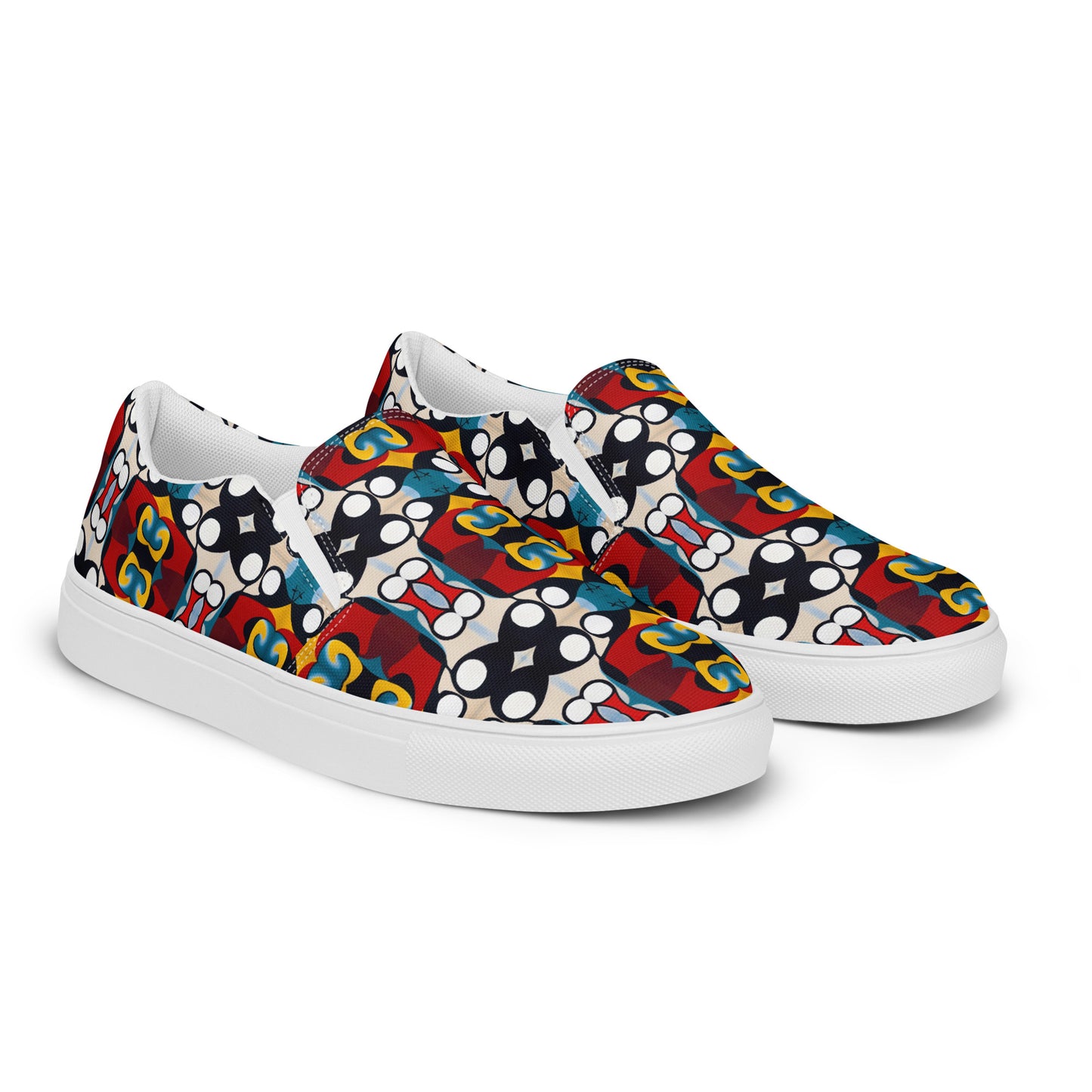 DMV 1307 Vintage Artsy Women’s slip-on canvas shoes